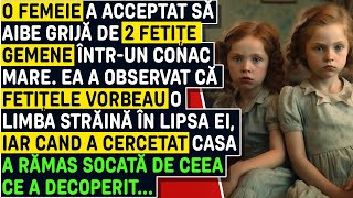 O Femeie A Acceptat Să Aibe Grijă De 2 Fetițe Gemene Întrun Conac Mare Ea A Observat Că Fetițele [upl. by Chlores]