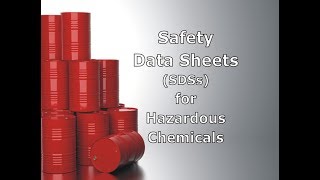 Safety Data Sheets SDSs for Hazardous Chemicals [upl. by Kcaj]