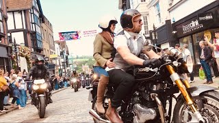 DISTINGUISHED GENTLEMAN’S RIDE DGR ALL Motorcycles from Guildford Cobbled High Street  Part 2 of 2 [upl. by Gerstein]