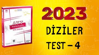 2023  345 AYT MATEMATİK SORU BANKASI ÇÖZÜMLERİ  DİZİLER TEST 4 [upl. by Sigfrid]