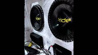 2 Pride Audio M45 15” Wall Built very windy [upl. by Mosera]