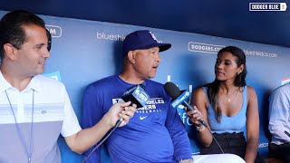 Dodgers pregame Dustin May amp Blake Treinen throwing plan for Clayton Kershaw [upl. by Enaenaj758]