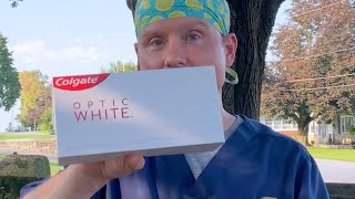 Colgate Optic White Teeth Whitening Kit Product Trial [upl. by Anilos287]