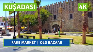 Kusadasi 2022 Fake MarketOld Bazaar 15 July Walking Tour4k UHD 60fps [upl. by Theresa462]