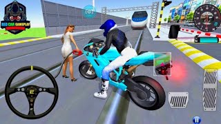 New Sky Heavy Motor Bike In Parking 3D Driving Class Simulator Esha Gaming [upl. by Fachini]