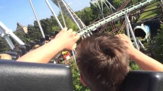 Nessie  Onride POV  Last Row Hansa Park 2014 [upl. by Toy]