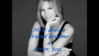 All Of My Life by Barbra Streisand with lyrics [upl. by Maressa]