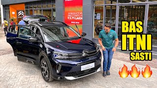 Fine Looking SUV  New Citroen C5 Aircross full and deep details  King Indian [upl. by Sibby]