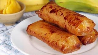 How to cook turon Popular Filipino Snack [upl. by Rocky]