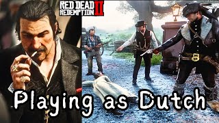 RDR2 This is how it seems to play as the Dutch in this mission [upl. by Mundy]