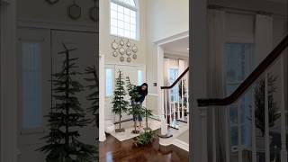 Are you decorating for holidays home foyer holidayhome christmasdecorations homedecor diy [upl. by Lisan]