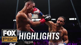 Keith Thurman vs Mario Barrios  FULL HIGHLIGHT  PBC on FOX [upl. by Nichol]