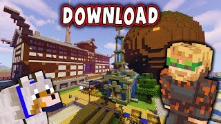 I Recreated PewDiePies Minecraft World Download it Updated [upl. by Anaidni370]