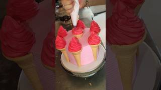 cake cakeideas cakedecorating cakedesign Ice cream [upl. by Gaspard]