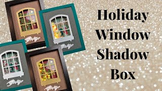 Holiday Window Shadow boxes using the New Timeless Trees collection [upl. by Liartnod]