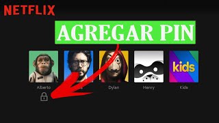 Como Poner Contraseña PIN a Cada Perfil de Usuario De Netflix 😲 2024 [upl. by Epp]