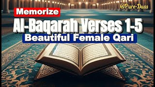 Easily Memorize AlBaqarah Verses 15 with This Beautiful Female QariQuran Memorization Made Simple [upl. by Toland889]