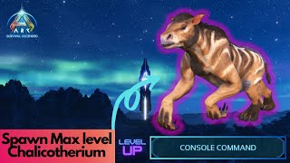 Tamed Chalicotherium Spawn Command  Ark Survival Ascended [upl. by Reivazx]