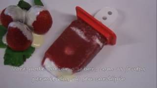 Paleta de Frutas Vermelhas diet e low carb [upl. by Naie211]