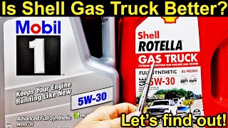 Mobil 1 vs Shell Rotella Gas Truck Lets find out [upl. by Akimahc]