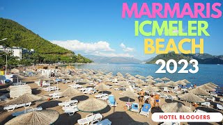 Marmaris Icmeler beach Full Video E2 Turkey attractions 2023 [upl. by Grassi]