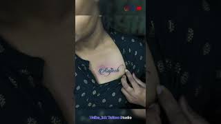 Name tattoo  Name tattoo for girls Girls Tattoo youtube youtubeshorts trendingshorts trending [upl. by Browning682]