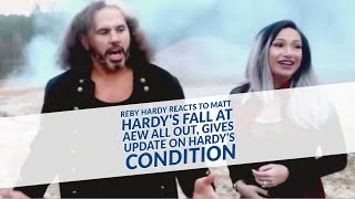 Reby Hardy Reacts To Matt Hardys Fall At AEW All Out Gives Update On Hardys Condition [upl. by Darn]