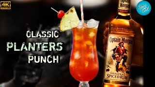 Planters Punch Cocktail Recipe  How to make Planters Punch Cocktail at home [upl. by Llebana836]