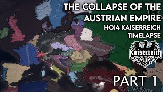 Collapse Of The Austrian Empire 12  HOI4 Kaiserreich Timelapse [upl. by Berkeley]