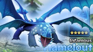 Infamous Flamelout — 5Star Premium Blue Singetail  Dragons Titan Uprising [upl. by Aissilem72]