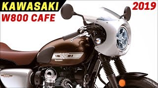 NEW 2019 Kawasaki W800 CAFE  Awesome Retro Styling And New Engine [upl. by Seaden]