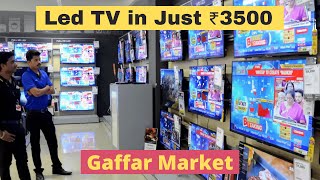 Gaffar Market  LED  LCD tv in cheap price  Tarun Choudhary First Vlog 2020 [upl. by Donald]