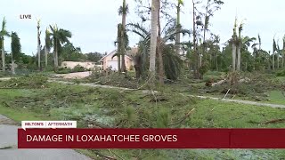 Storm damage in Loxahatchee Groves [upl. by Arri]