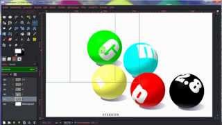 GIMP 28 Balls  Kugeln 3D ger [upl. by Ibbed]