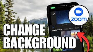 How To Change Background in Zoom Meeting on Mobile [upl. by Htebilil]