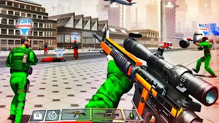 AntiTerrorist Gun War Game  Commando Army Mission  Android GamePlay [upl. by Friedland]