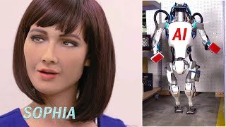 Cute Sophia smile  Boston dynamics AI robots 2022  Future of Humanity [upl. by Lupiv]