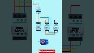 Star Delta Power Circuit Connection shots [upl. by Habas]