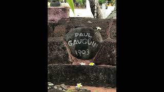 Paul Gauguins Gravesite shortsvideo [upl. by Innaig882]