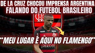 quotDE LA CRUZ AFIRMA Q TEVE O BOATO E QUE É CULPA DA IMPRENSA E QUE NÃO SAI DO FLAMENGO TÃO CEDOquot [upl. by Gnues]