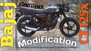 Bajaj Ct 125x modification  ct 125x mini adventure bikes in India  modified bajaj ct 125x [upl. by Ireland]