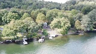 Aerial Tour of Candlewood Landing On Candlewood Lake [upl. by Akimas400]