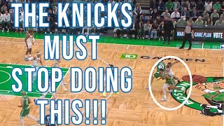 The New York Knicks Must Make Changes  NYK vs BOS Film Review [upl. by Natsrik]