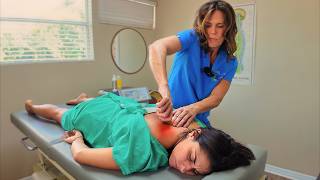 Chiropractic Adjustment Shockwave Therapy And Muscle Scraping [upl. by Ihcego]