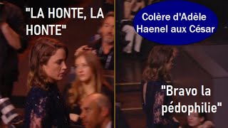 La colère de Adèle Haenel dans les coulisses aux César 2020 après le César de Roman Polanski [upl. by Larentia]