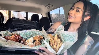 WORST RATED WINGSTOP REVIEW  THEY PUT MOP WATER ON MY WINGS 🤢 [upl. by Edda]