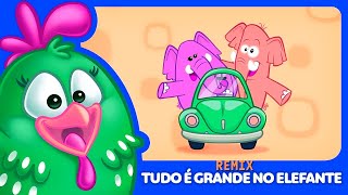 TUDO É GRANDA NO ELEFANTE  Galinha Pintadinha REMIX by FC Beats [upl. by Madi]