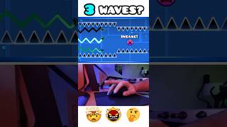 Geometry Dash Is 3 WAVES Mode IMPOSSIBLE 😰🫣 [upl. by Jeanie773]