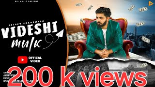 Videshi Mulk  Official Video  Jaidev Franswala  Miracle Beatz  New Haryanvi Sad Song 2024 [upl. by Redlac]