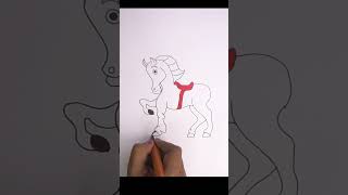 How to Draw a Unicorn step by step for kids I Simple and Easy Drawing [upl. by Mercedes]